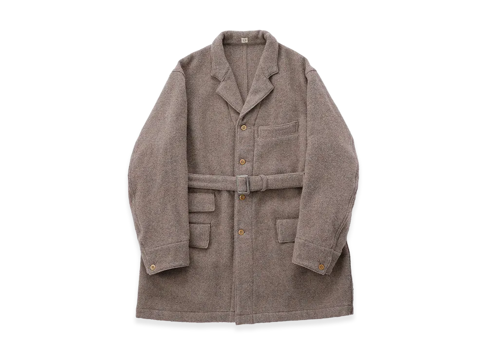 T.T Taiga Takahashi LOT.401 Belted Engineer Coat "Beige"