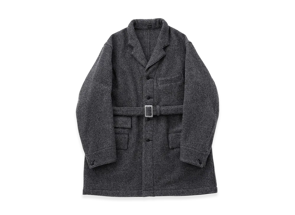 T.T Taiga Takahashi LOT.401 Belted Engineer Coat "Gray"