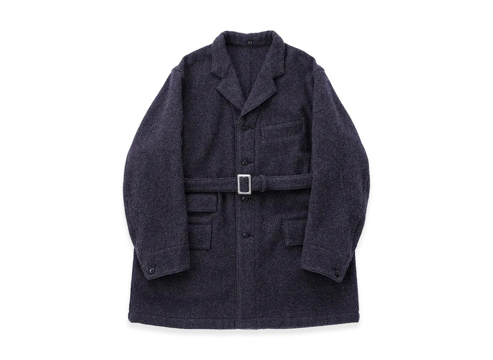 T.T Taiga Takahashi LOT.401 Belted Engineer Coat "Navy"