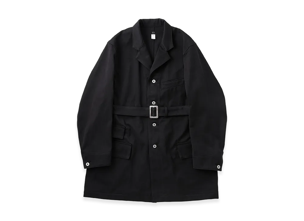 T.T Taiga Takahashi LOT.401 Belted Engineer Coat "Black"