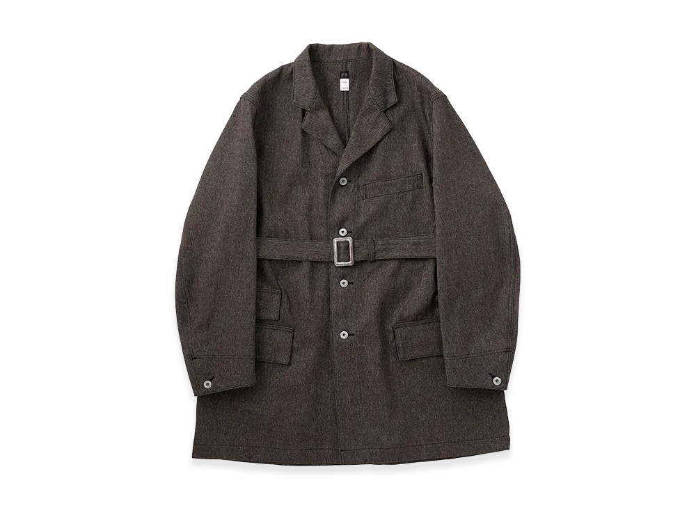 T.T Taiga Takahashi LOT.401 Belted Engineer Coat "Covert"