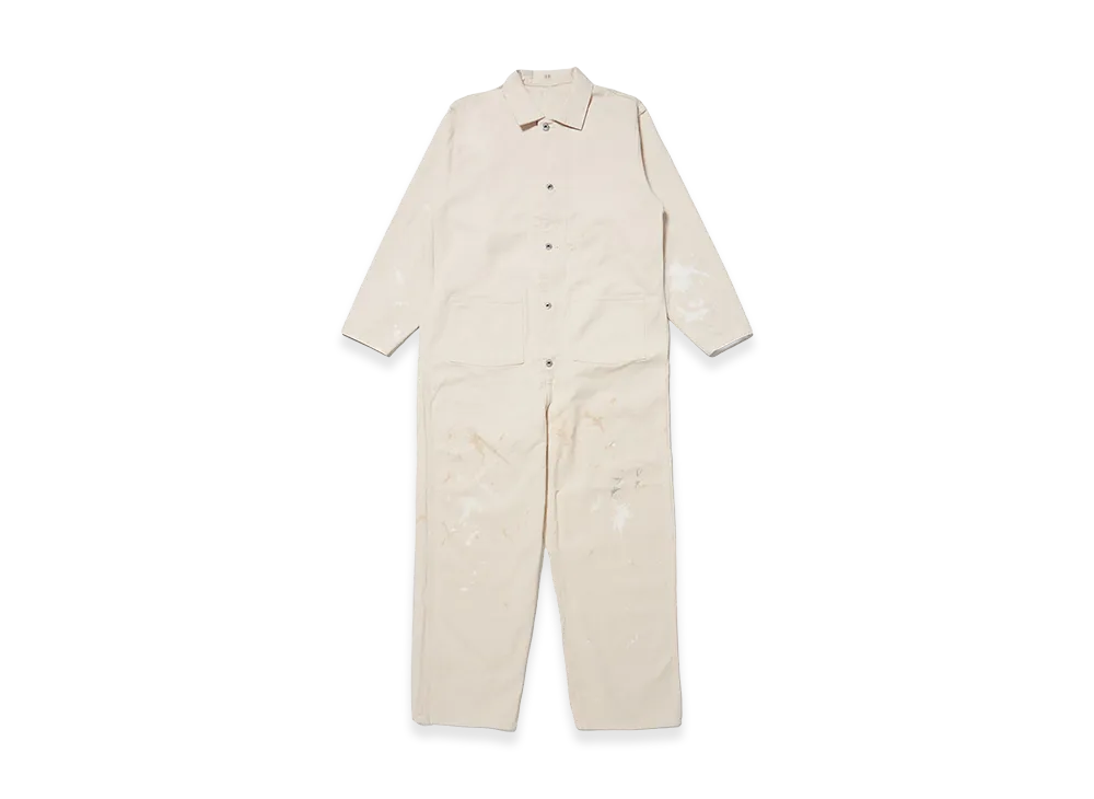 T.T Taiga Takahashi LOT.403 Coveralls "Ivory Paint"