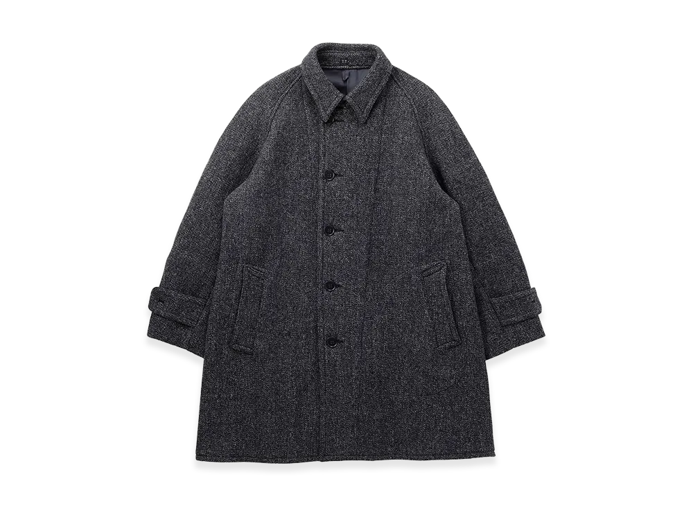 T.T Taiga Takahashi LOT.408 Chin Strap Coat "Mix Gray"