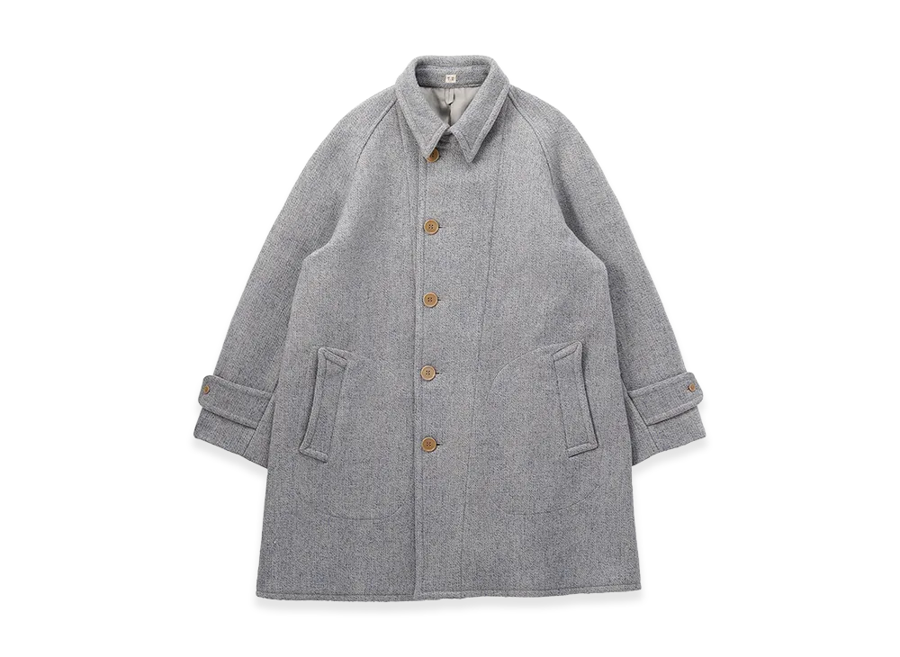 T.T Taiga Takahashi LOT.408 Chin Strap Coat "Mix Beige"
