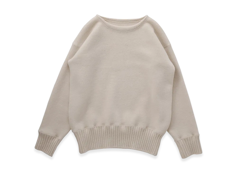T.T Taiga Takahashi LOT.502 Varsity Letterman Sweater "Washed Ivory"