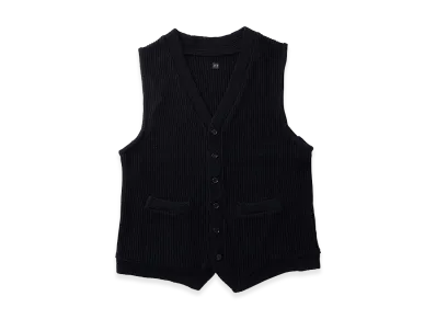 T.T Taiga Takahashi LOT.504 Knitted Vest "Black"
