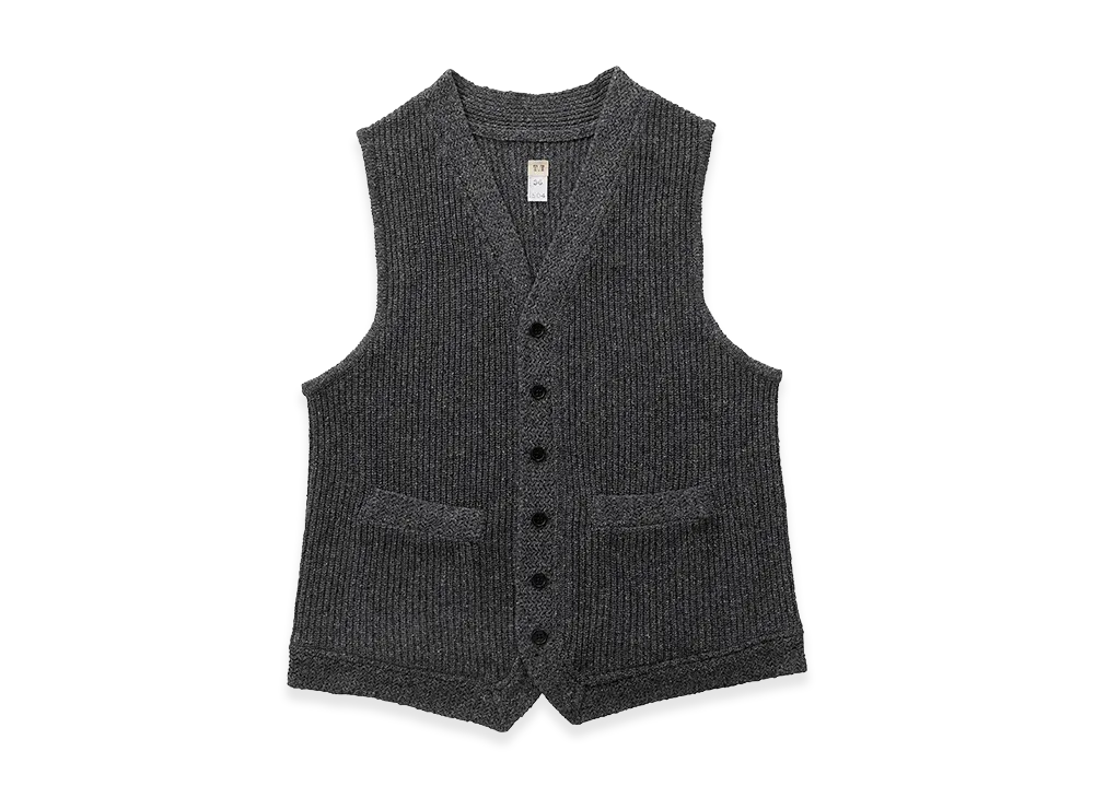 T.T Taiga Takahashi LOT.504 Knitted Vest "Gray"