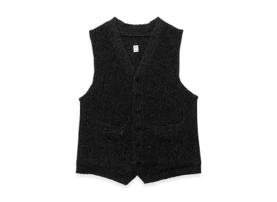 T.T Taiga Takahashi LOT.504 Knitted Vest "Chacoal"