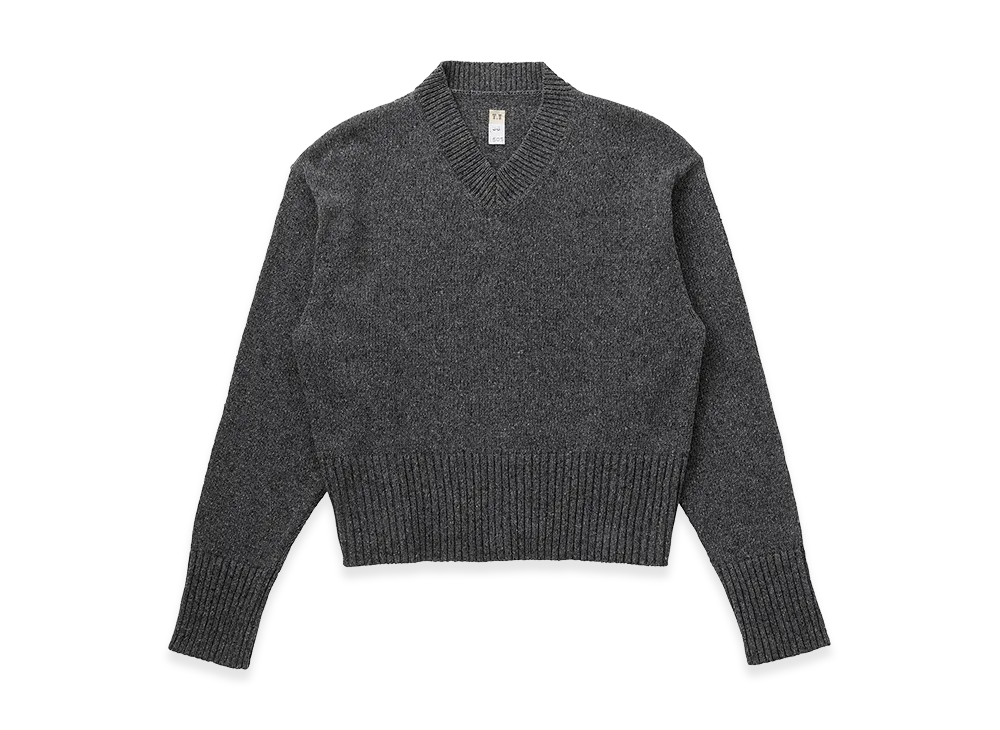T.T Taiga Takahashi LOT.505 V-Neck Sweater "Gray"