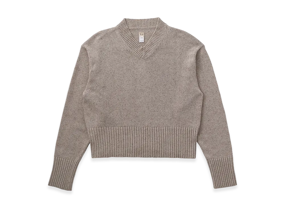 T.T Taiga Takahashi LOT.505 V-Neck Sweater "Ivory"