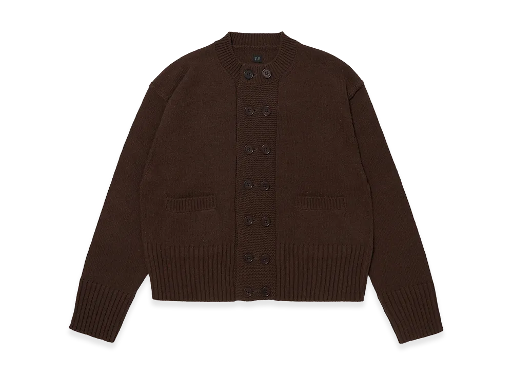 T.T Taiga Takahashi LOT.506 DB Cardigan "Brown"