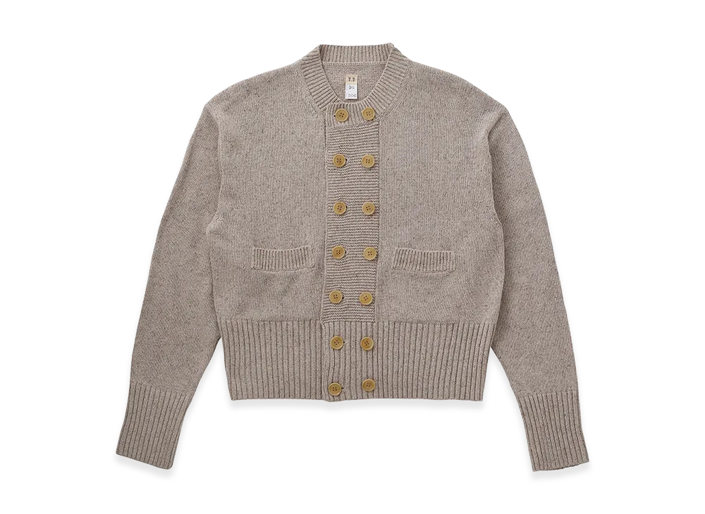 T.T Taiga Takahashi LOT.506 DB Cardigan "Ivory"