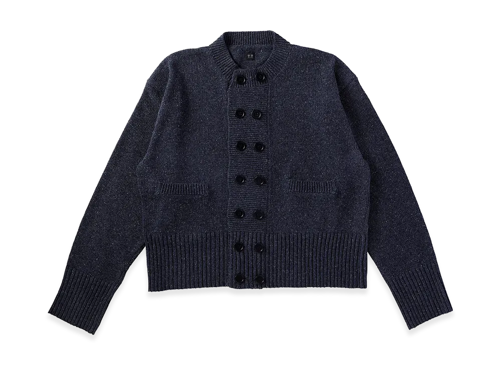 T.T Taiga Takahashi LOT.506 DB Cardigan "Indigo"