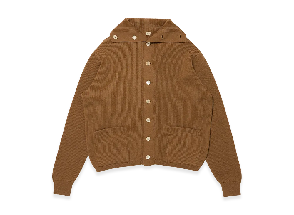 T.T Taiga Takahashi LOT.521 Turtleneck Cardigan "Camel"