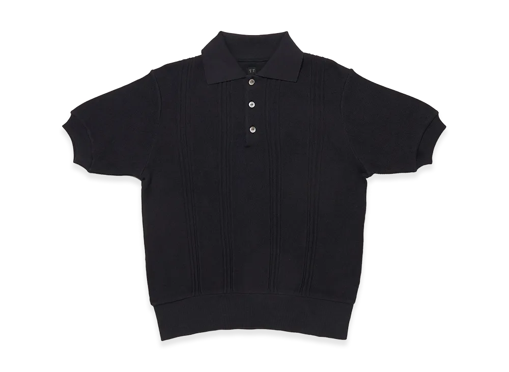 T.T Taiga Takahashi LOT.526 C.1960's Polo Knit "Charcoal"