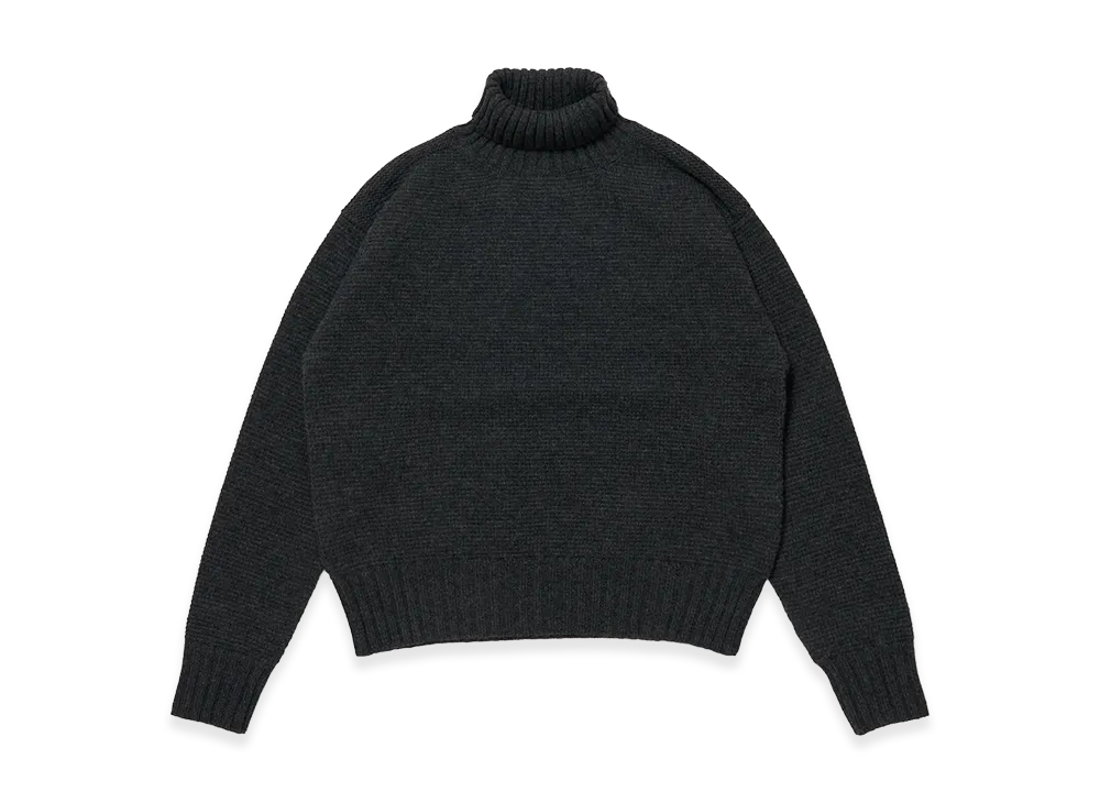 T.T Taiga Takahashi LOT.527 A.R.C Turtleneck Sweater "Charcoal"