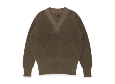 T.T Taiga Takahashi LOT.529 V Neck Pullover "Olive"