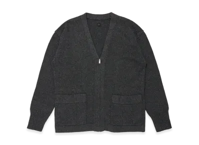 T.T Taiga Takahashi LOT.530 Zip-Up Cardigan "Charcoal"