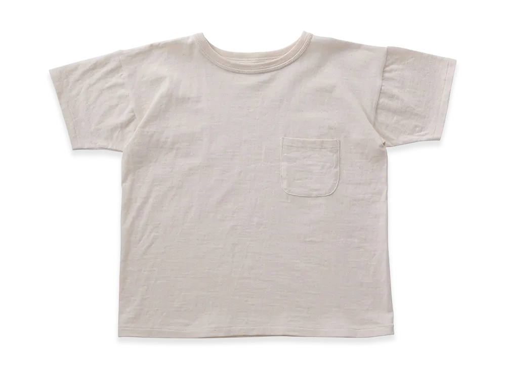 T.T Taiga Takahashi LOT.601 Pocket Tee Shirt S/S "Washed Ivory"