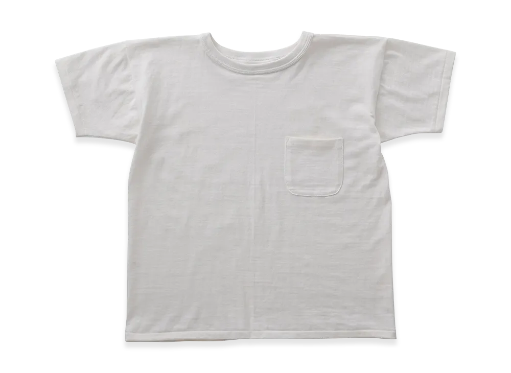 T.T Taiga Takahashi LOT.601 Pocket Tee Shirt S/S "Washed White"