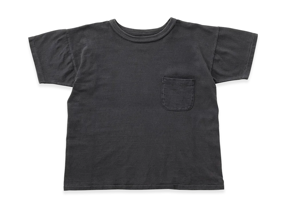 T.T Taiga Takahashi LOT.601 Pocket Tee Shirt S/S "Natural Dyed Logwood Gray"