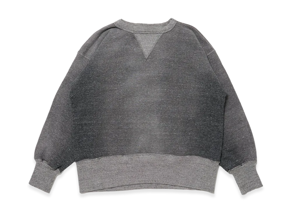 T.T Taiga Takahashi LOT.603 Sweat Shirt "Bleached Heather Gray"