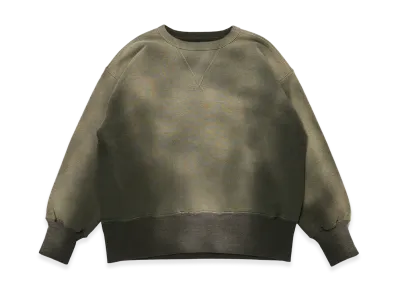 T.T Taiga Takahashi LOT.603 Sweat Shirt "Bleached Deep Green"