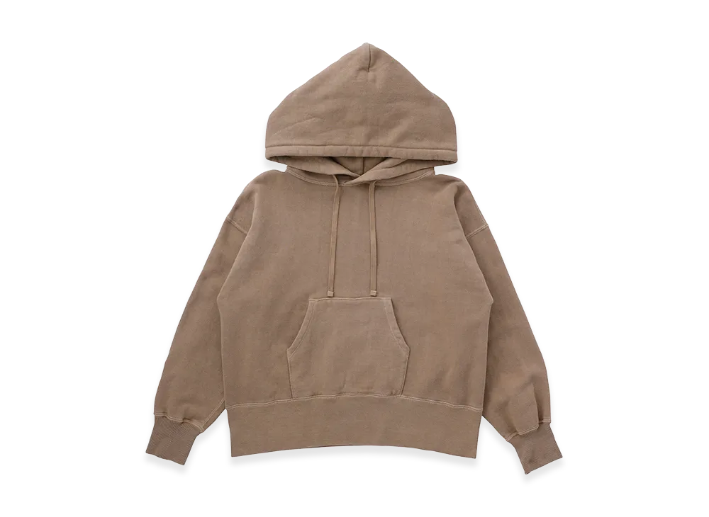 T.T Taiga Takahashi LOT.604 Hooded Sweat Shirt "Natural Dyed Walnut Beige"