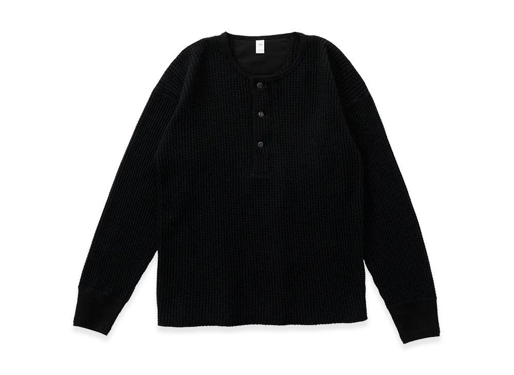 T.T Taiga Takahashi LOT.605 Henry Neck Shirt "Black"