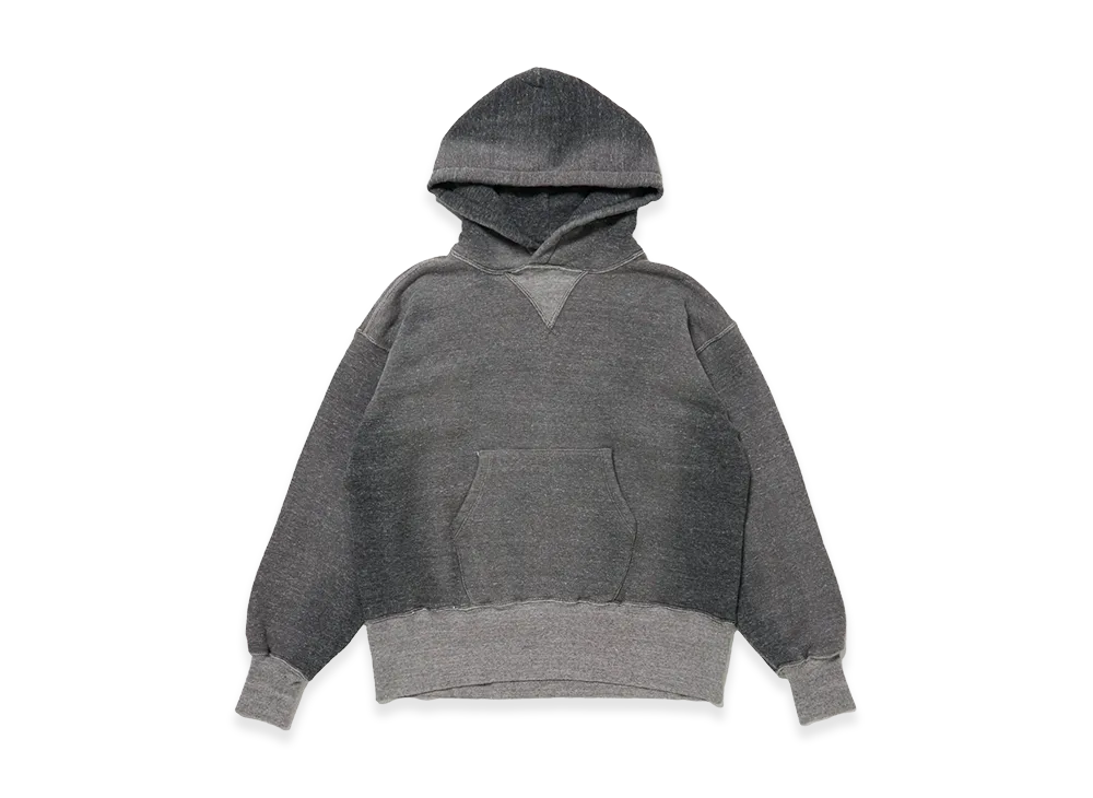 T.T Taiga Takahashi LOT.606 Hooded Sweat Shirt "Bleached Heather Gray"