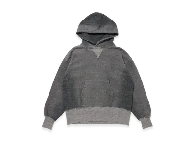 T.T Taiga Takahashi LOT.606 Hooded Sweat Shirt "Bleached Heather Gray"