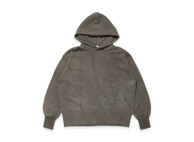 T.T Taiga Takahashi LOT.606 Hooded Sweat Shirt "Logwood Dyed Gray"