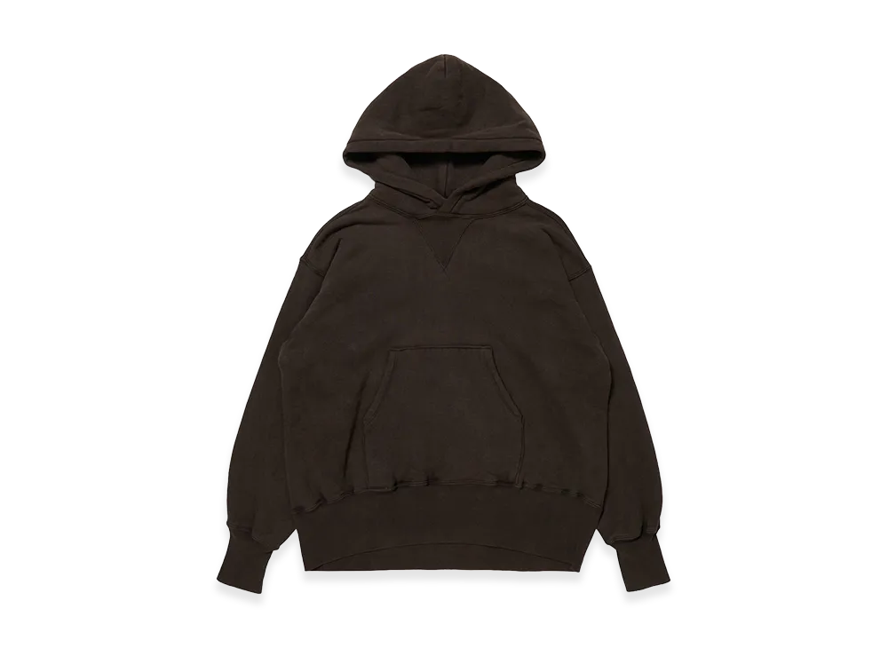 T.T Taiga Takahashi LOT.606 Hooded Sweat Shirt "Mud Dyed Brown"