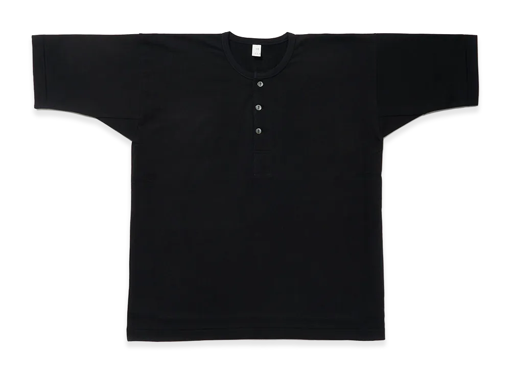 T.T Taiga Takahashi LOT.613 Henry Neck Shirt "Black"
