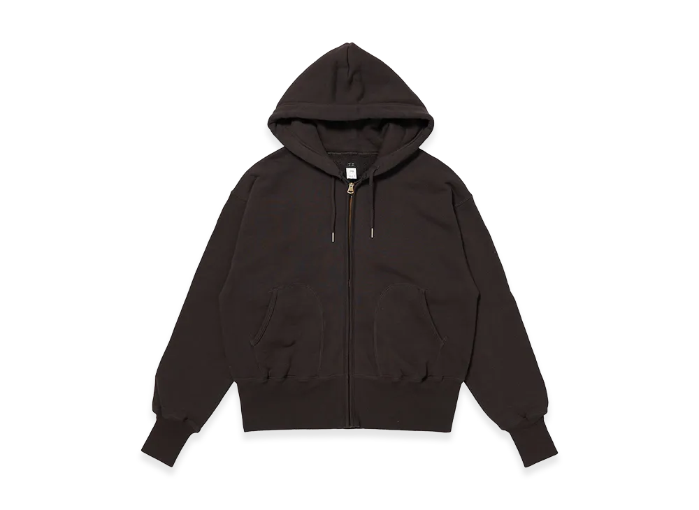 T.T Taiga Takahashi LOT.615 Full Zip Sweat Parka "Brown"