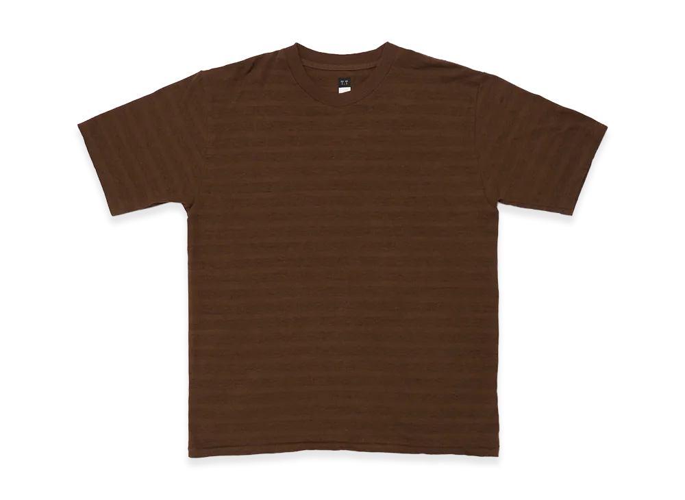 T.T Taiga Takahashi LOT.617 Border Tee Shirt "Brown"