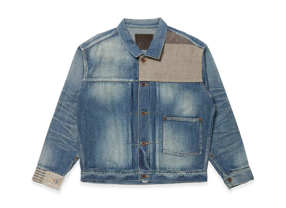 T.T Taiga Takahashi x Tsuchiya Orimono-Sho LOT.703 Denim Jacket C.1920's "Indigo"