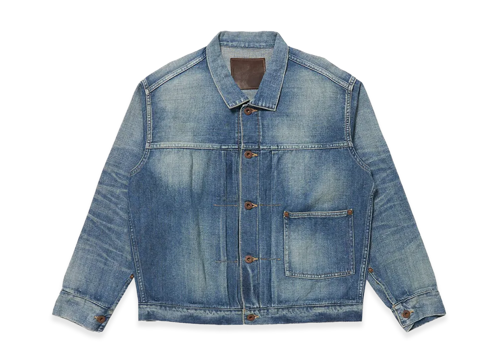 T.T Taiga Takahashi LOT.703 Denim Jacket C.1920's "Damaged Indigo"