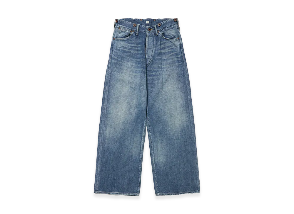 T.T Taiga Takahashi LOT.704 Denim Trousers C.1920's "Damaged Indigo"