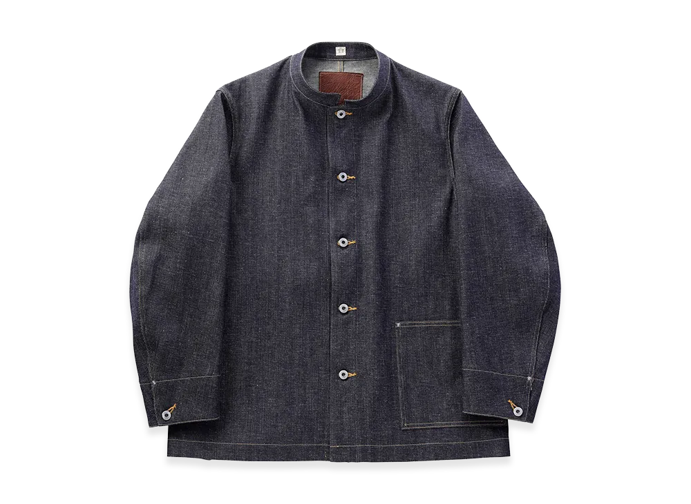 T.T Taiga Takahashi LOT.706 Stand Collar Denim Jacket "Raw Indigo"