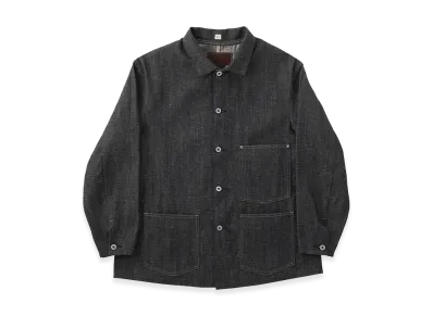 T.T Taiga Takahashi LOT.708 Denim Coverall Jacket C.1940's "Raw Indigo"