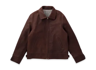 T.T Taiga Takahashi LOT.802 Cossack Leather Jacket "Mud Dyed Brown"