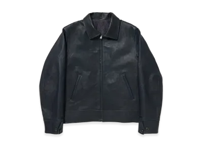 T.T Taiga Takahashi LOT.802 Cossack Leather Jacket "Ai Dyed Navy"