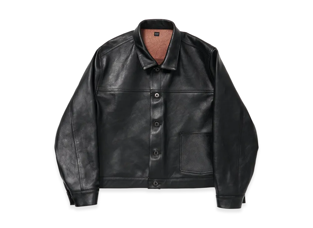 T.T Taiga Takahashi LOT.805 Work Leather Jacket "Black"