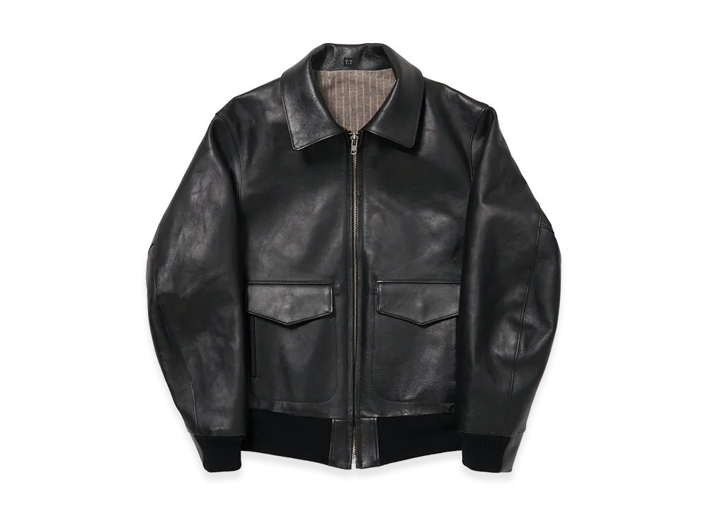 T.T Taiga Takahashi LOT.806 C.1950's Single Leather Jacket "Black"