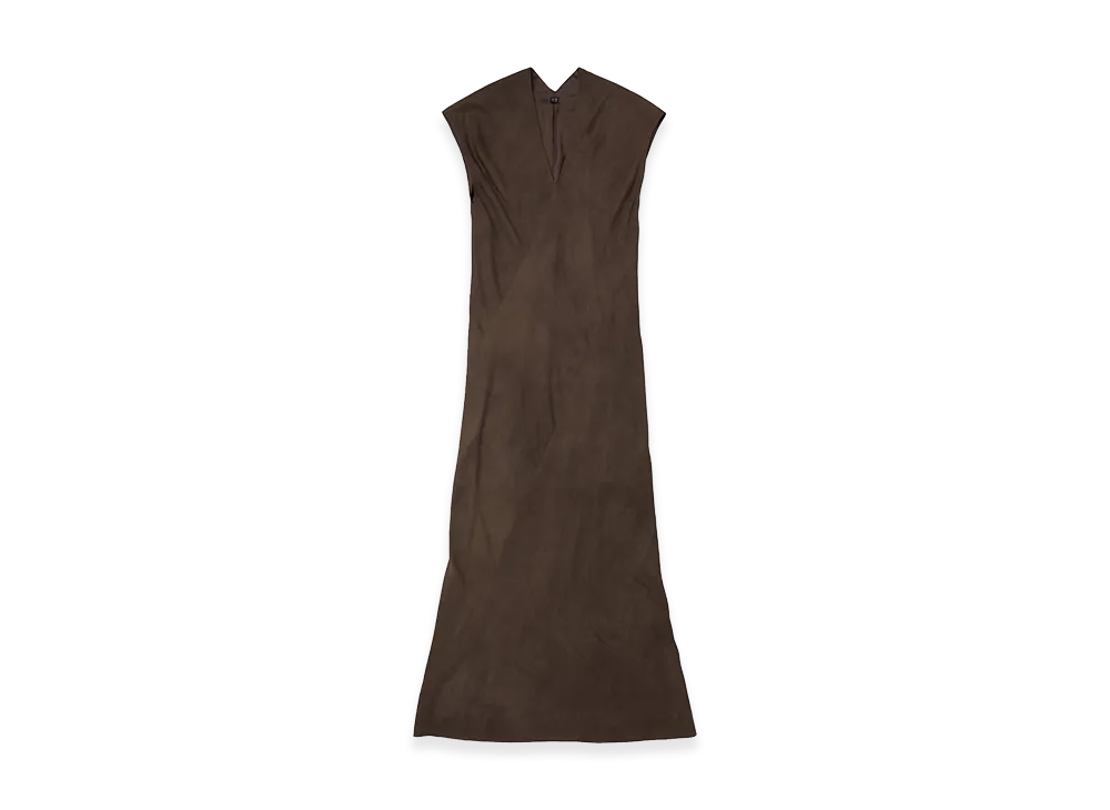 T.T Taiga Takahashi Women's Infinite Dress "Mud Dyed Brown"