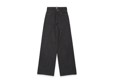 T.T Taiga Takahashi Women's Wide Straight Denim Trousers "Raw Indigo"