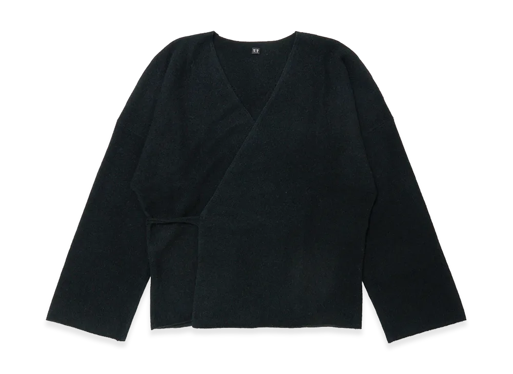 T.T Taiga Takahashi Women's Cashmere Samue Cardigan "Black"