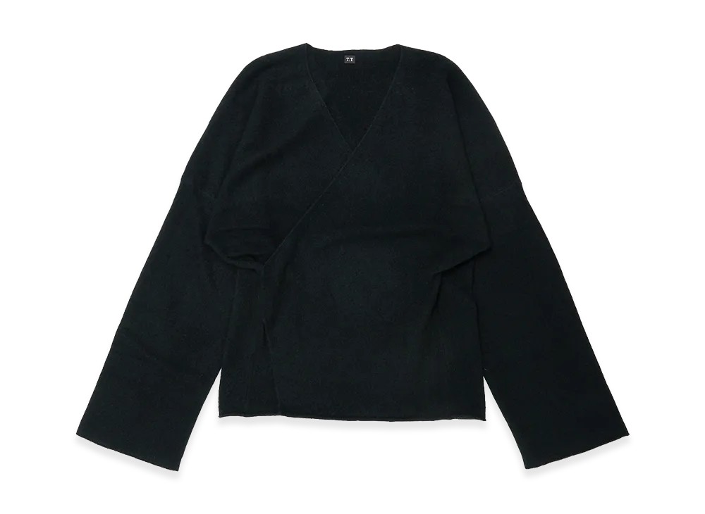 T.T Taiga Takahashi Women's Cashmere Cache Coeur Pullover "Black"