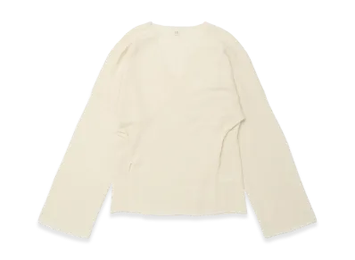 T.T Taiga Takahashi Women's Cashmere Cache Coeur Pullover "Raw White"